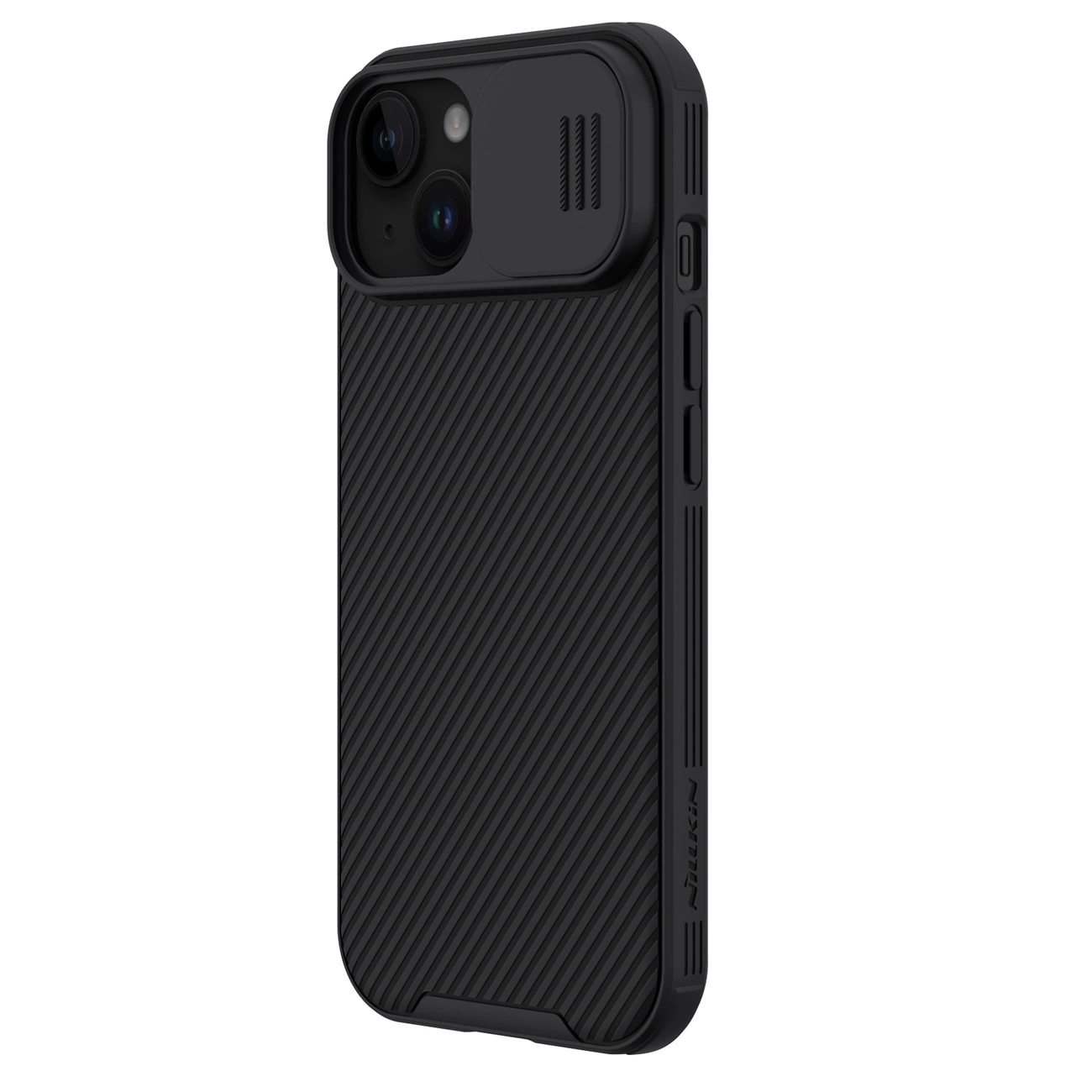Nillkin CamShield Pro magnetinis dėklas iPhone 15 Plus su kameros apsauga – juodas - Image 3