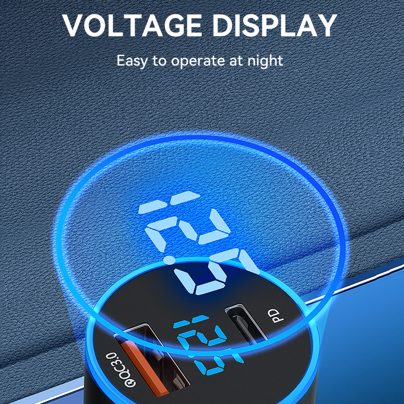 Wozinsky WDCCAC USB-C USB-A 36W automobilinis įkroviklis – juodas - Image 9