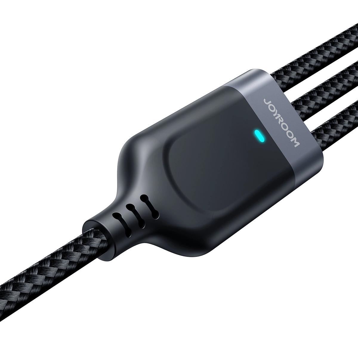 Joyroom Multi-Use Series S-A18 3in1 USB-A – Lightning / USB-C / micro USB kabelis 0,3 m – juodas - Image 2