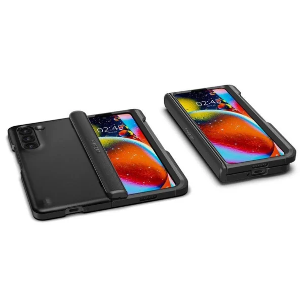 Spigen Slim Armor Pro Pen dėklas Samsung Galaxy Z Fold 5 – juodas - Image 16