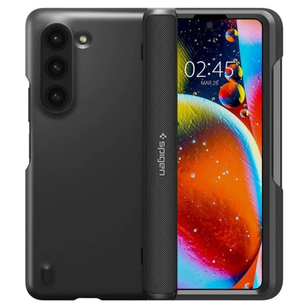 Spigen Slim Armor Pro Pen dėklas Samsung Galaxy Z Fold 5 – juodas - Image 19