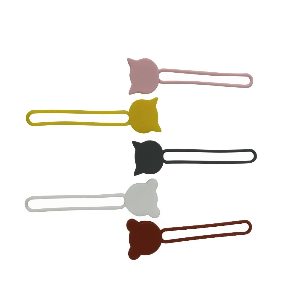 Silikoninis kabelių ritinėlis – rudas - Image 4