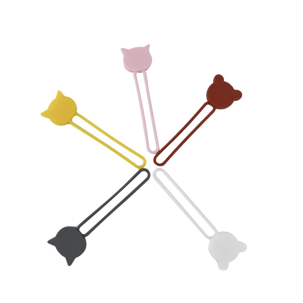 Silikoninis kabelių ritinėlis – pilkas - Image 2