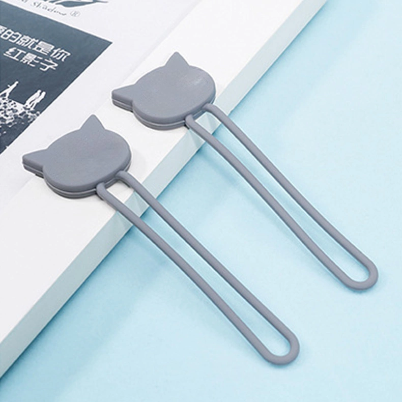 Silikoninis kabelių ritinėlis – pilkas - Image 6