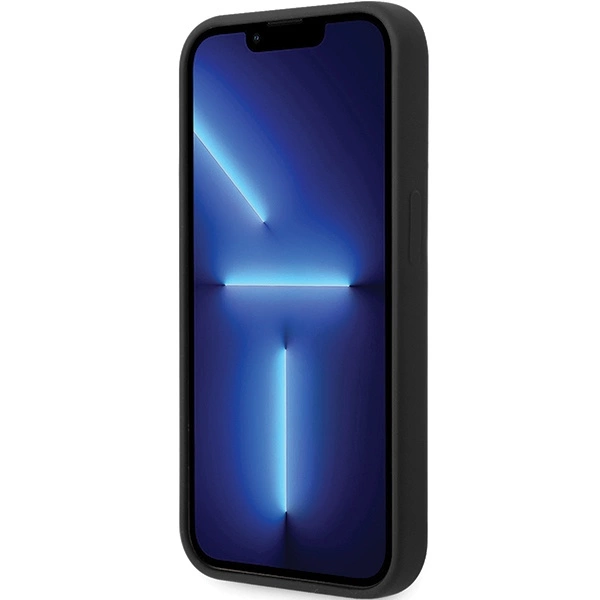 BMW BMHMP14XSILBK2 dėklas iPhone 14 Pro Max 6.7" – juodas Signature Liquid Silicone MagSafe - Image 5
