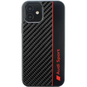 Audi Carbon Fiber Stripe iPhone 11 / Xr 6.1" black/black hardcase AUS-TPUPCIP11-R8/D1-BK