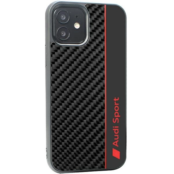 Audi Carbon Fiber Stripe iPhone 11 / Xr 6.1" juodas/juodas hardcase AUS-TPUPCIP11-R8/D1-BK - Image 3