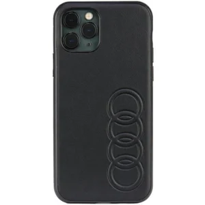 Audi Synthetic Leather iPhone 11 Pro 5.8" black/black hardcase AU-TPUPPCIP11-TT/D1-BK