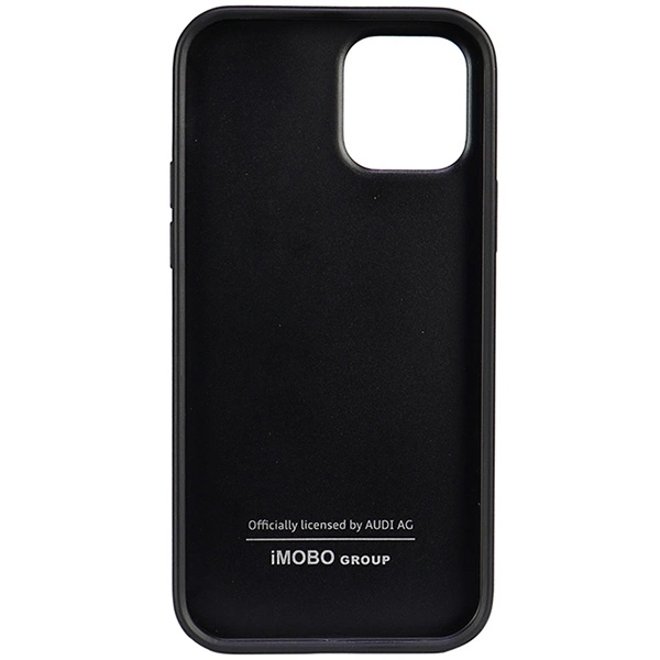 Audi Synthetic Leather iPhone 12/12 Pro 6.1" juodas/juodas hardcase AU-TPUPCIP12P-TT/D1-BK - Image 4
