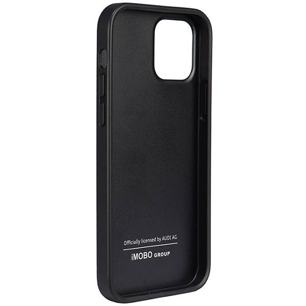 Audi Synthetic Leather iPhone 12/12 Pro 6.1" juodas/juodas hardcase AU-TPUPCIP12P-TT/D1-BK - Image 5