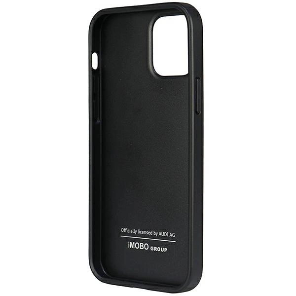 Audi Synthetic Leather iPhone 12/12 Pro 6.1" juodas/juodas hardcase AU-TPUPCIP12P-TT/D1-BK - Image 6