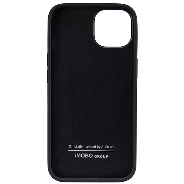 Audi Synthetic Leather iPhone 14 6.1" juodas/juodas hardcase AU-TPUPPCIP14-TT/D1-BK - Image 4