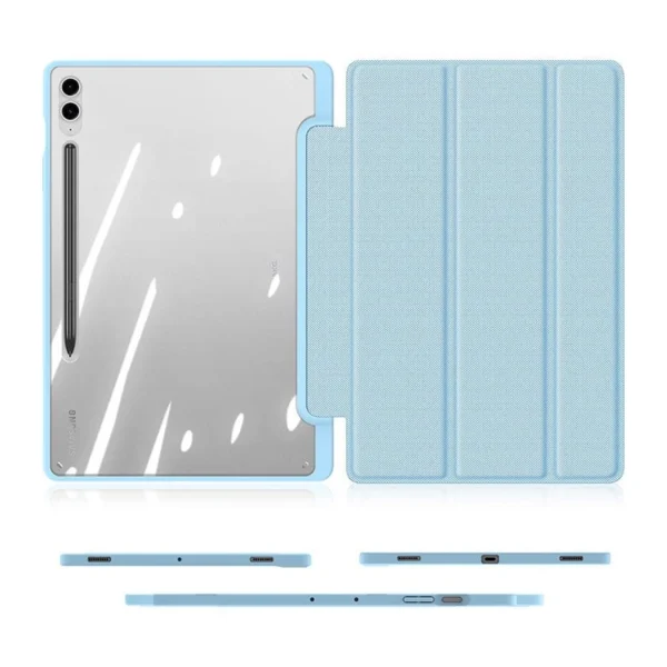 Dux Ducis Toby dėklas su stovu Samsung Galaxy Tab S9 FE – mėlynas - Image 3