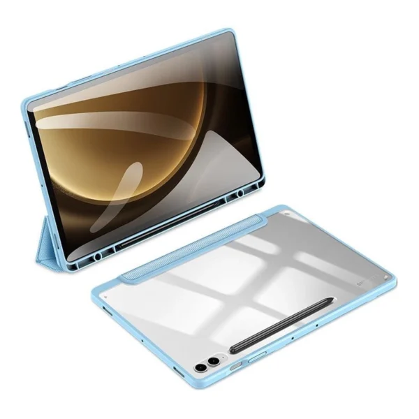 Dux Ducis Toby dėklas su stovu Samsung Galaxy Tab S9 FE – mėlynas - Image 5