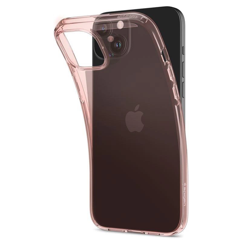 Spigen Crystal Flex iPhone 15 Plus dėklas – rožinis / skaidrus - Image 9