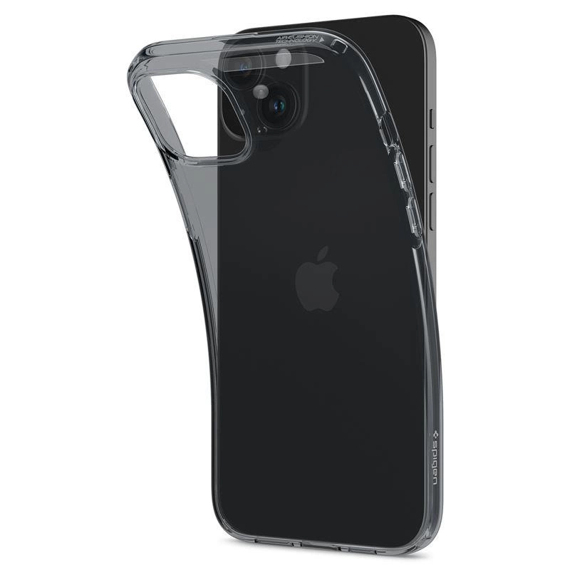 Spigen Crystal Flex iPhone 15 Plus dėklas – pilkas / skaidrus - Image 12