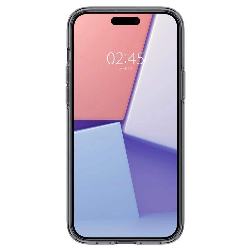 Spigen Crystal Flex iPhone 15 Plus dėklas – pilkas / skaidrus - Image 3
