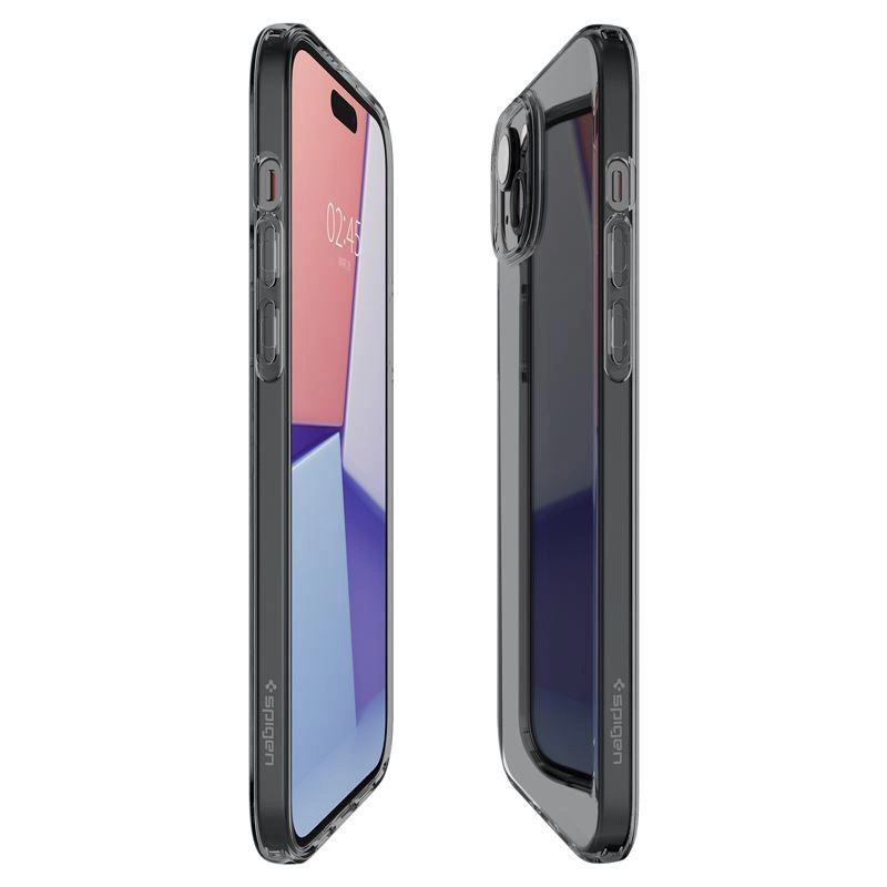Spigen Crystal Flex iPhone 15 Plus dėklas – pilkas / skaidrus - Image 6
