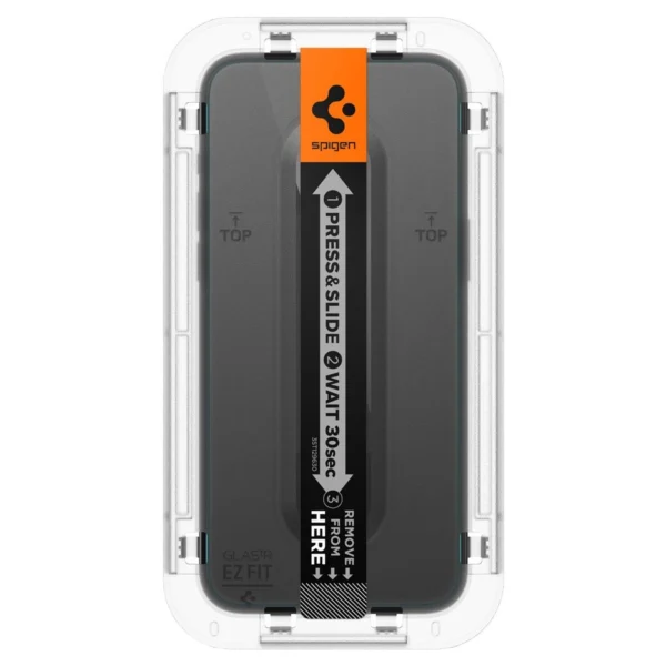 Spigen Glas.tR EZ Fit grūdintas stiklas iPhone 15 Pro Max – 2 vnt. - Image 5