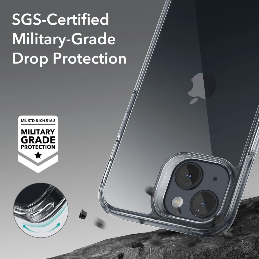 ESR Ice Shield iPhone 15 Plus dėklas – skaidrus - Image 6