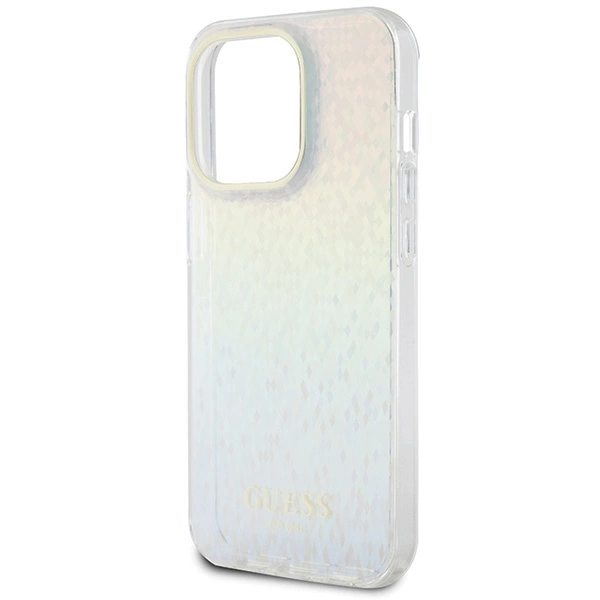 Guess IML Faceted Mirror Disco Iridescent dėklas iPhone 15 Pro – margaspalvis - Image 6