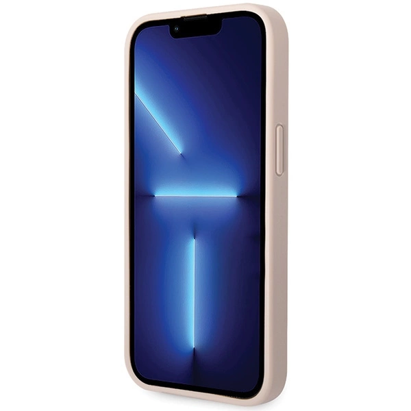 Guess 4G Big Metal Logo iPhone 15 dėklas – rožinis - Image 5