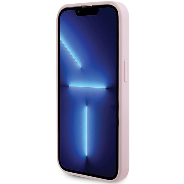Guess GUHMP14LPSAHMCP dėklas iPhone 14 Pro – rožinis Saffiano MagSafe - Image 5
