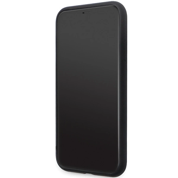Karl Lagerfeld KLHCN61SMHKNPK dėklas iPhone 11 / Xr – juodas silikono Ikonik Metal Pin - Image 5
