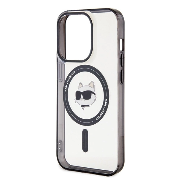 Karl Lagerfeld IML Choupette's Head MagSafe dėklas iPhone 15 Pro – permatomas - Image 12