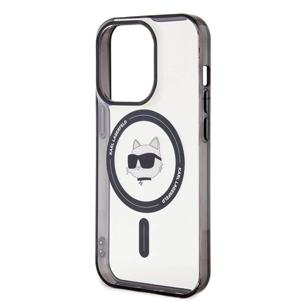 Karl Lagerfeld IML Choupette's Head MagSafe dėklas iPhone 15 Pro – permatomas - Image 6