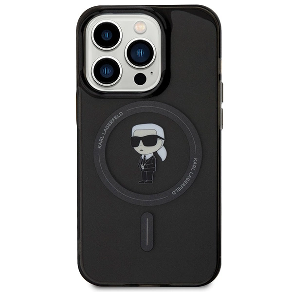 Karl Lagerfeld IML Ikonik MagSafe dėklas iPhone 15 Pro – juodas - Image 3