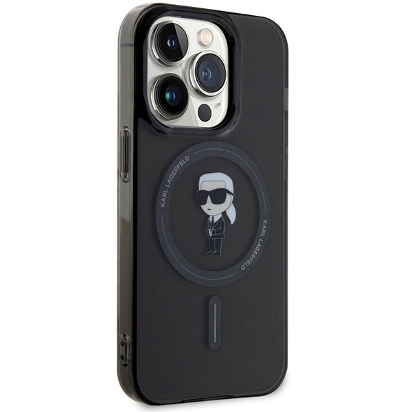 Karl Lagerfeld IML Ikonik MagSafe dėklas iPhone 15 Pro – juodas - Image 4