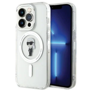 Karl Lagerfeld IML Ikonik MagSafe iPhone 15 Pro Case - Clear