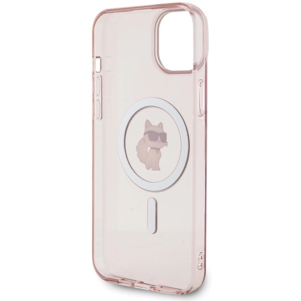 Karl Lagerfeld IML Choupette MagSafe dėklas iPhone 15 Plus – rožinis - Image 7