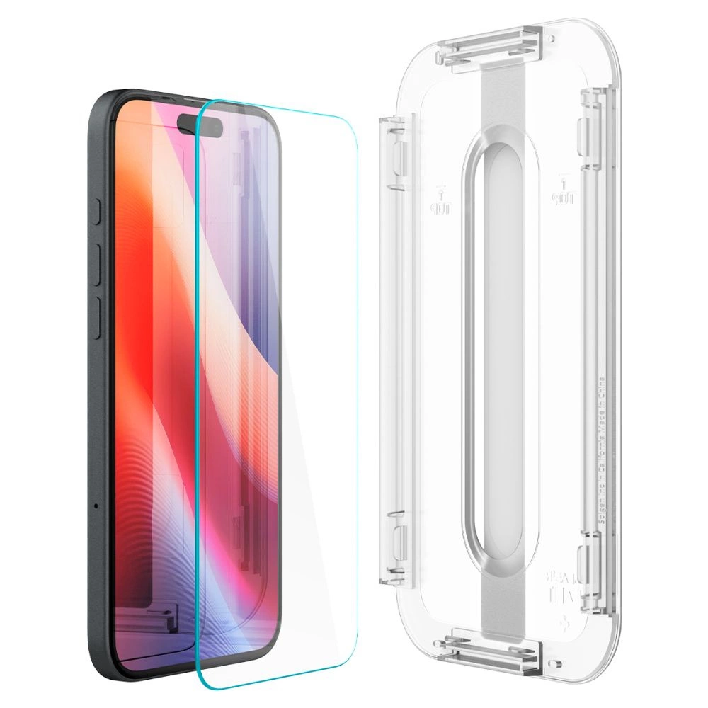 Spigen Glas.tR EZ Fit grūdintas stiklas iPhone 15 / 16 - Image 3