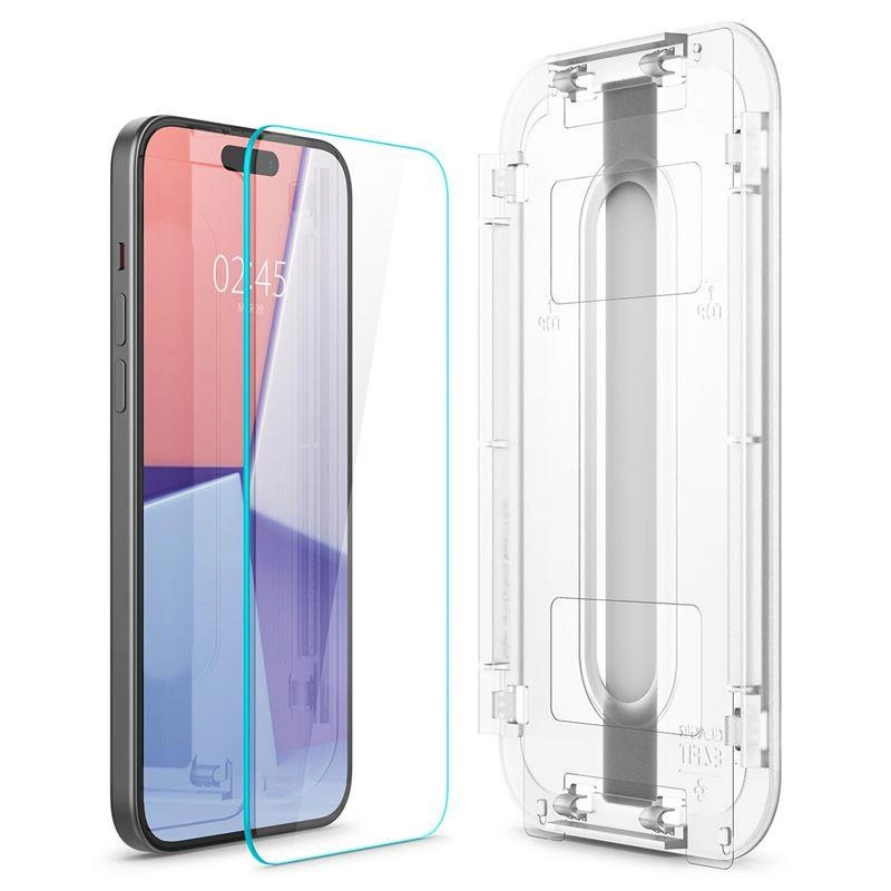 Spigen Glas.tR EZ Fit grūdintas stiklas iPhone 15 Plus / 16 Plus - Image 2