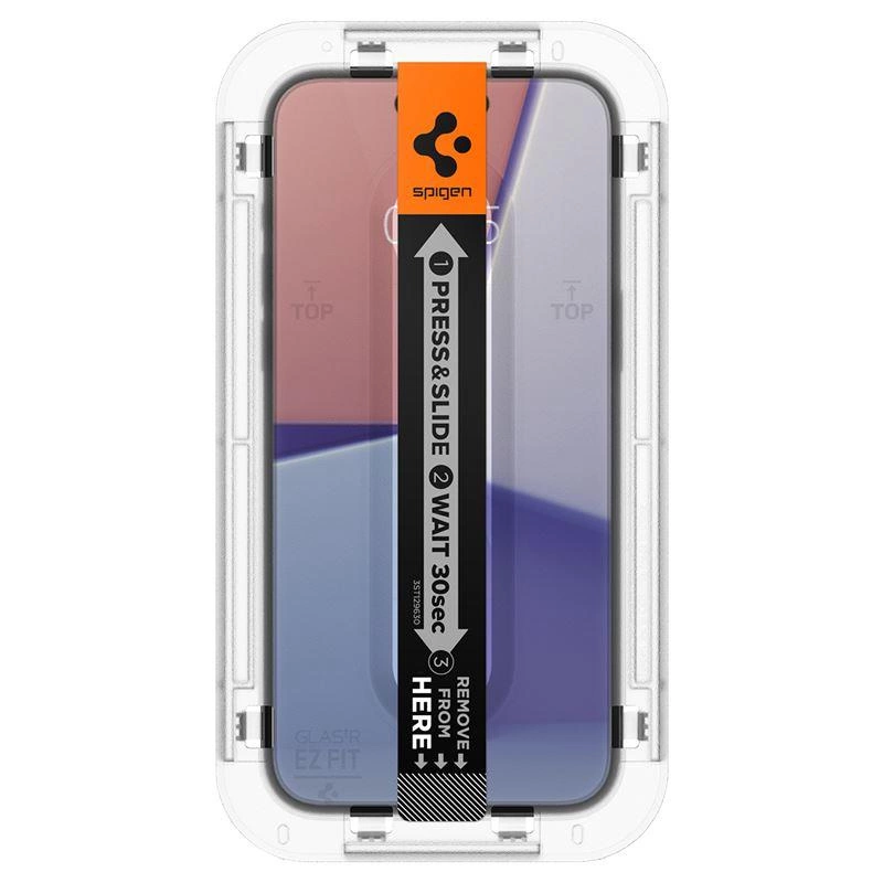 Spigen Glas.tR EZ Fit grūdintas stiklas iPhone 15 Plus / 16 Plus - Image 3