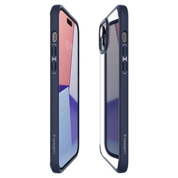Spigen Crystal Hybrid dėklas iPhone 15 Plus – mėlynas permatomas - Image 12