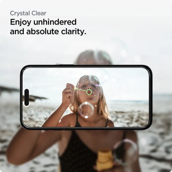 Spigen ALM Glass FC grūdintas stiklas iPhone 15 Pro Max – juodas, 2 vnt. - Image 11