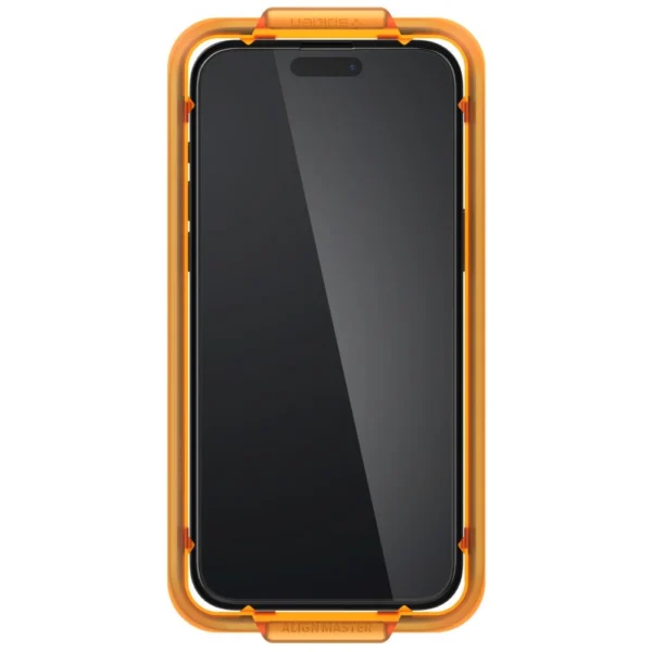 Spigen ALM Glass FC grūdintas stiklas iPhone 15 Pro Max – juodas, 2 vnt. - Image 2