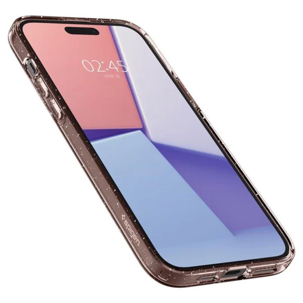 Spigen Liquid Crystal Glitter dėklas iPhone 15 Plus – rožinis / permatomas - Image 14