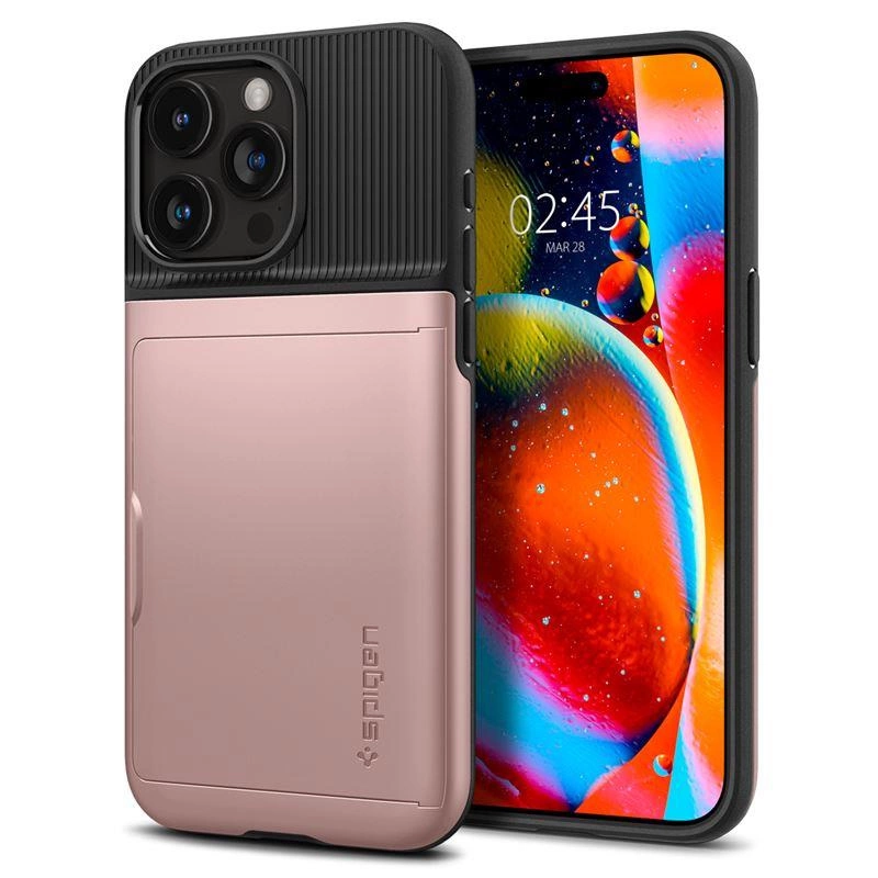 Spigen Slim Armor CS dėklas iPhone 15 Pro Max – rožinis - Image 2