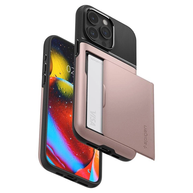 Spigen Slim Armor CS dėklas iPhone 15 Pro Max – rožinis - Image 7