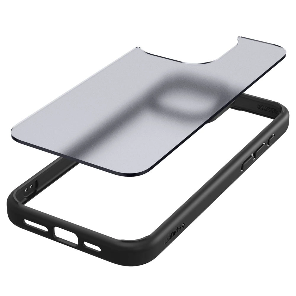 Spigen Ultra Hybrid iPhone 15 Pro dėklas – skaidrus juodas - Image 2
