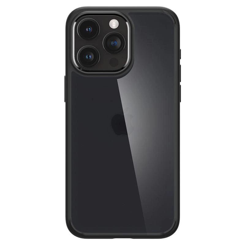 Spigen Ultra Hybrid iPhone 15 Pro Max dėklas – skaidrus juodas - Image 16