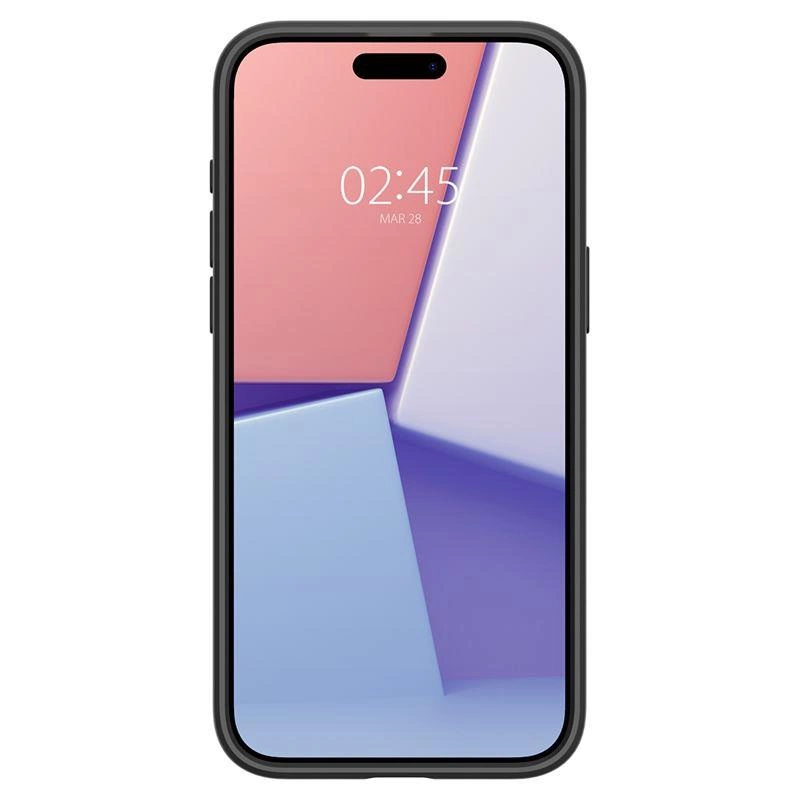 Spigen Ultra Hybrid iPhone 15 Pro Max dėklas – skaidrus juodas - Image 17