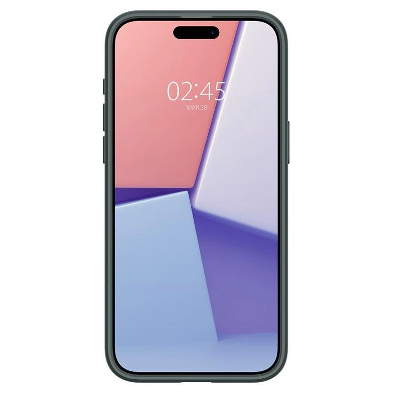 Spigen Ultra Hybrid iPhone 15 Pro Max dėklas – tamsiai žalias - Image 9