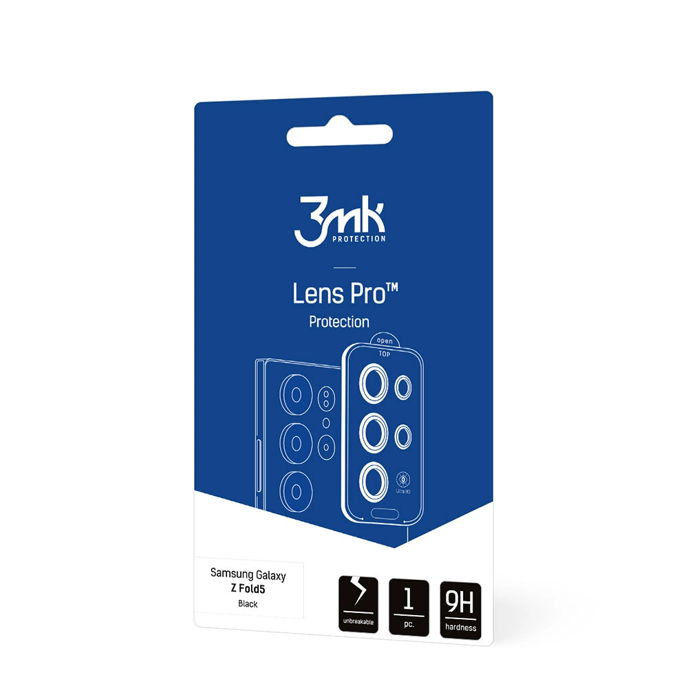 Samsung Galaxy Z Fold 5 – 3mk Lens Protection Pro juodas - Image 4