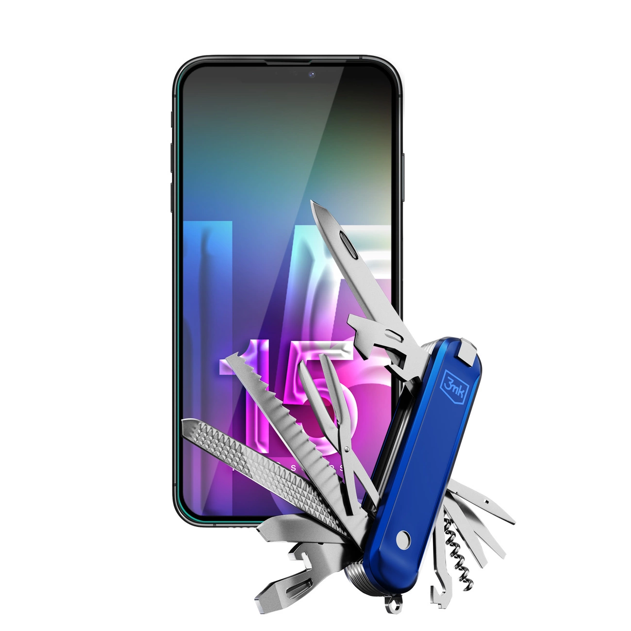 Apple iPhone 15 Plus - 3mk HardGlass Max Lite™ - Image 4