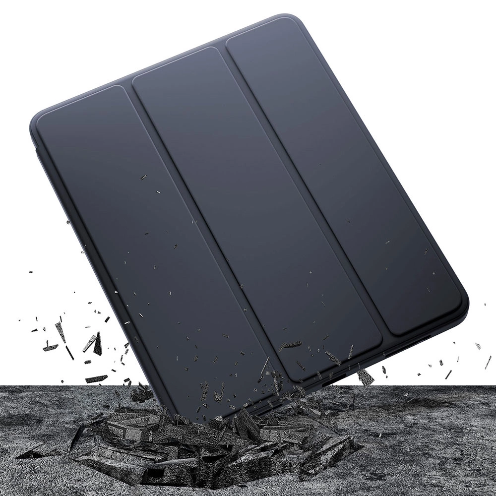 3mk minkštas planšetės dėklas Samsung Galaxy Tab S9+ - juodas - Image 2